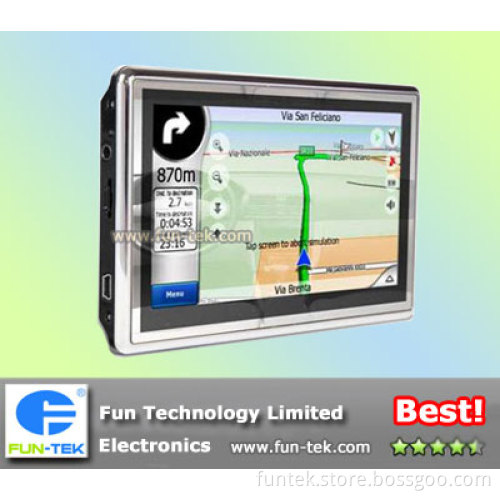 4.8-inch TFT-LCD Car GPS Navigation GPS Receiver Navigator Tracker Video MP3 MP4 FM Transmitter 2011 New Map